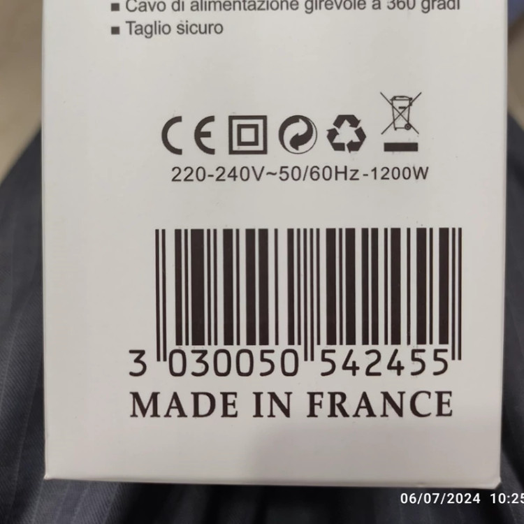 سشوار چرخشی 1200 وات 4 کاره فرانسه بابلیس