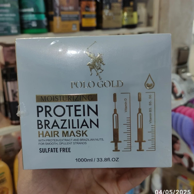 ماسک مو پروتئین پولو گلد برزیلی 1000 میل