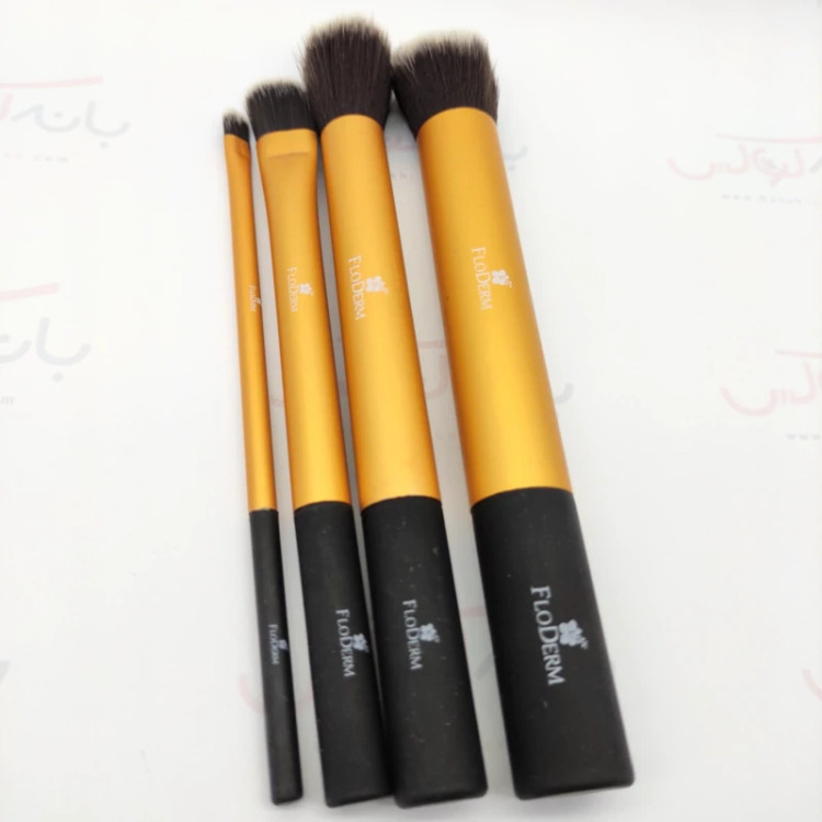 ست براش موی سمور فلودرم 4 عددی