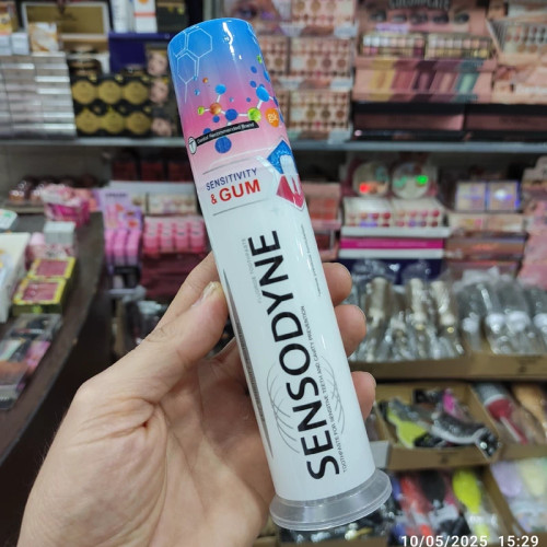 خمیر دندان پمپی سنسوداین مدل GUM ضد حساسیت