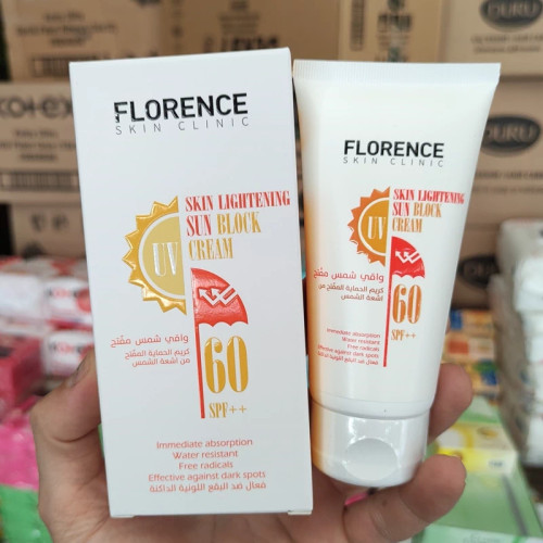 ضد آفتاب بی رنگ فلورنس SPF 60 روشن کننده