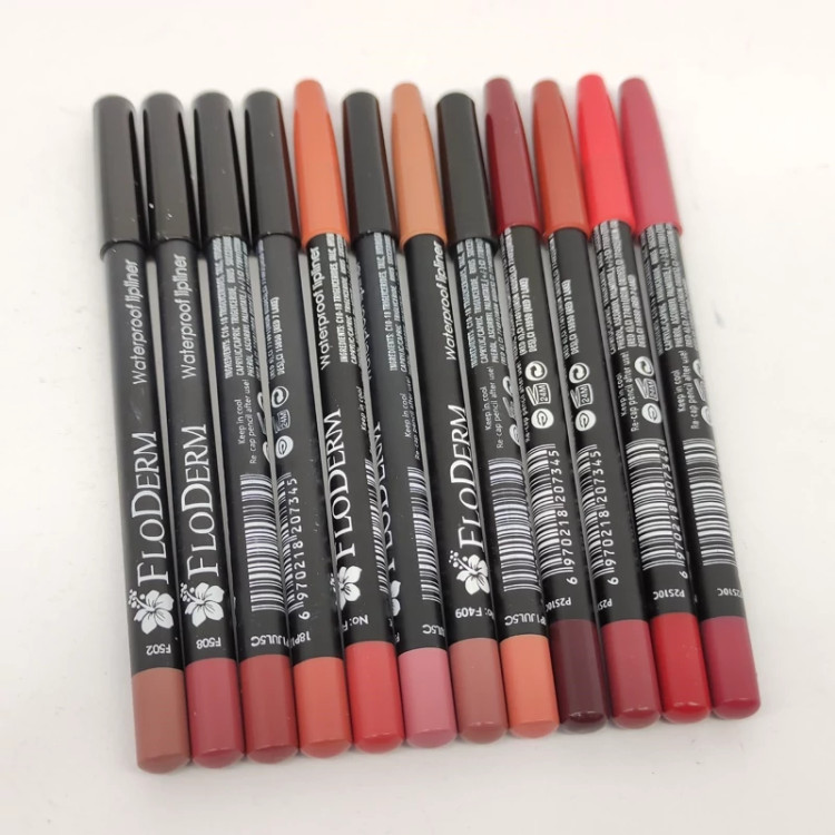 خط لب گیاهی فلودرم ایتالیا (پک 12 رنگ)