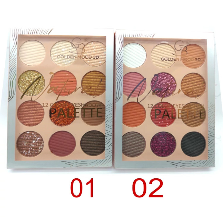 پالت سایه چشم 12 رنگ گلدن مود فرانسه